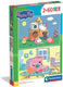 Clementoni kinderpuzzels peppa pig - 2 puzzels van 60 stukjes - puzzel en legpuzzel set - educatief speelgoed voor kinderen vanaf 5 jaar