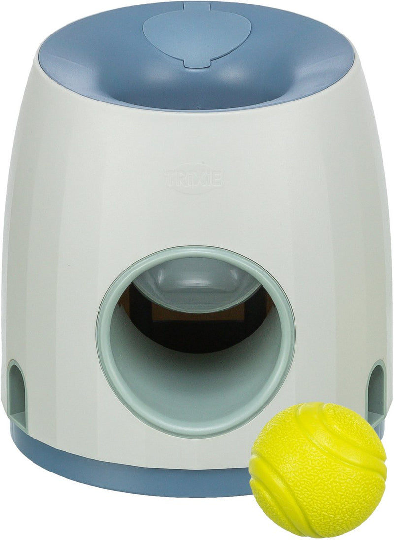 ギャラリービューアに画像をロードする, Trixie dog activity strategiespel ball treat lichtgrijs blauw
