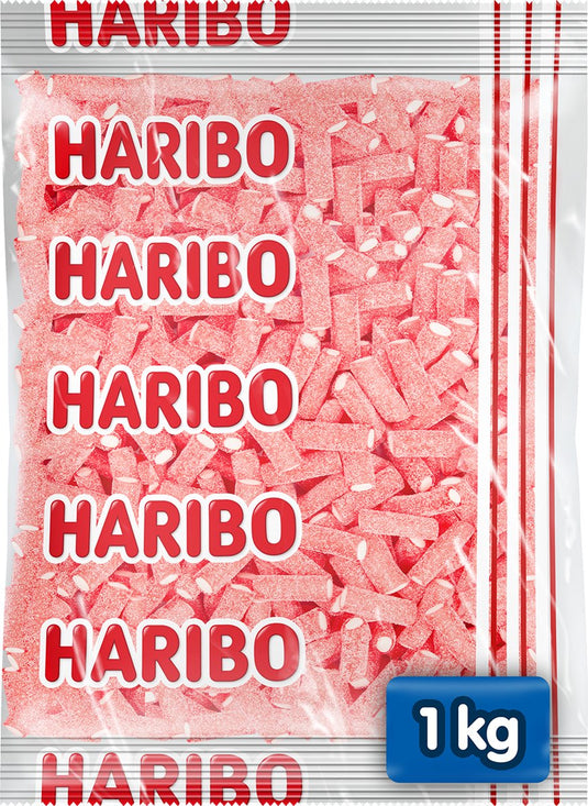 Haribo balla red f!zz - zuur snoep - 1kg zak