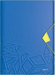 Leitz urban chic pp 3-klepsmap voor 150 vel - map voor a4 documenten - ideaal voor school of studie - blauw