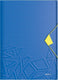 Leitz urban chic pp 3-klepsmap voor 150 vel - map voor a4 documenten - ideaal voor school of studie - blauw