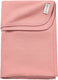 Meyco baby jacquard wiegdeken - rose - 75x100cm - 0.5 tog