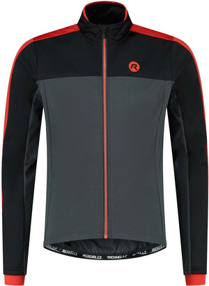 Rogelli freeze fietsjack winter heren - grijs zwart rood - xl