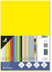Merkloos sans marque kangaro papier - formaat a4 - 80 grams - geel - pak 100 vel - k-0041f025