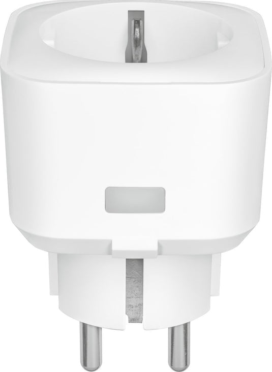 Klikaanklikuit zigbee stekkerdimmer zcc-250 – met statusweergave - slimme stekker - stopcontactdimmer - slimme dimmer stopcontact - compatible zigbee smart home - wit