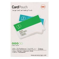 Lamineerhoezen gbc card 250 micron