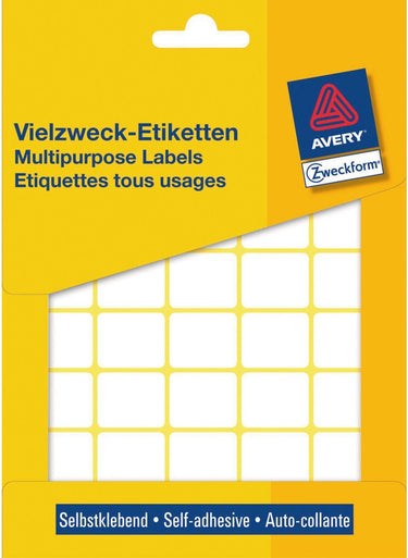 Avery huismerk 3318 handmatige etiket 22x18mm wit