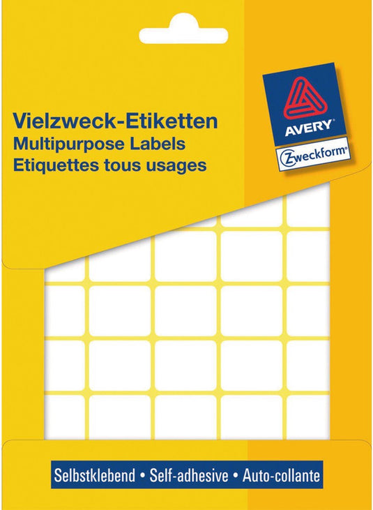 Avery huismerk 3318 handmatige etiket 22x18mm wit