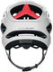 Abus fietshelm cliffhanger mips shiny white l - 57-61 cm - wit - geschikt voor gebruik op mountainbikes - 390 g