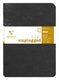 Clairefontaine schrift a5 lijn 96 pagina's 90gr zwart seal à 2 stuks
