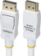 Startech .com 1,8m vesa gecertificeerde displayport 1.2 kabel, wit, 4k 60hz, vergrendelbare dp connectors, dp 1.2 kabel