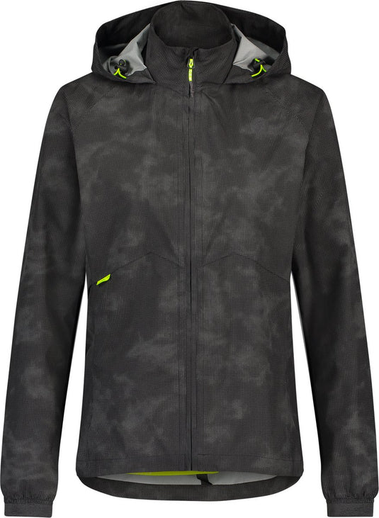 Agu compact regenjas commuter dames - zwart - reflecterend