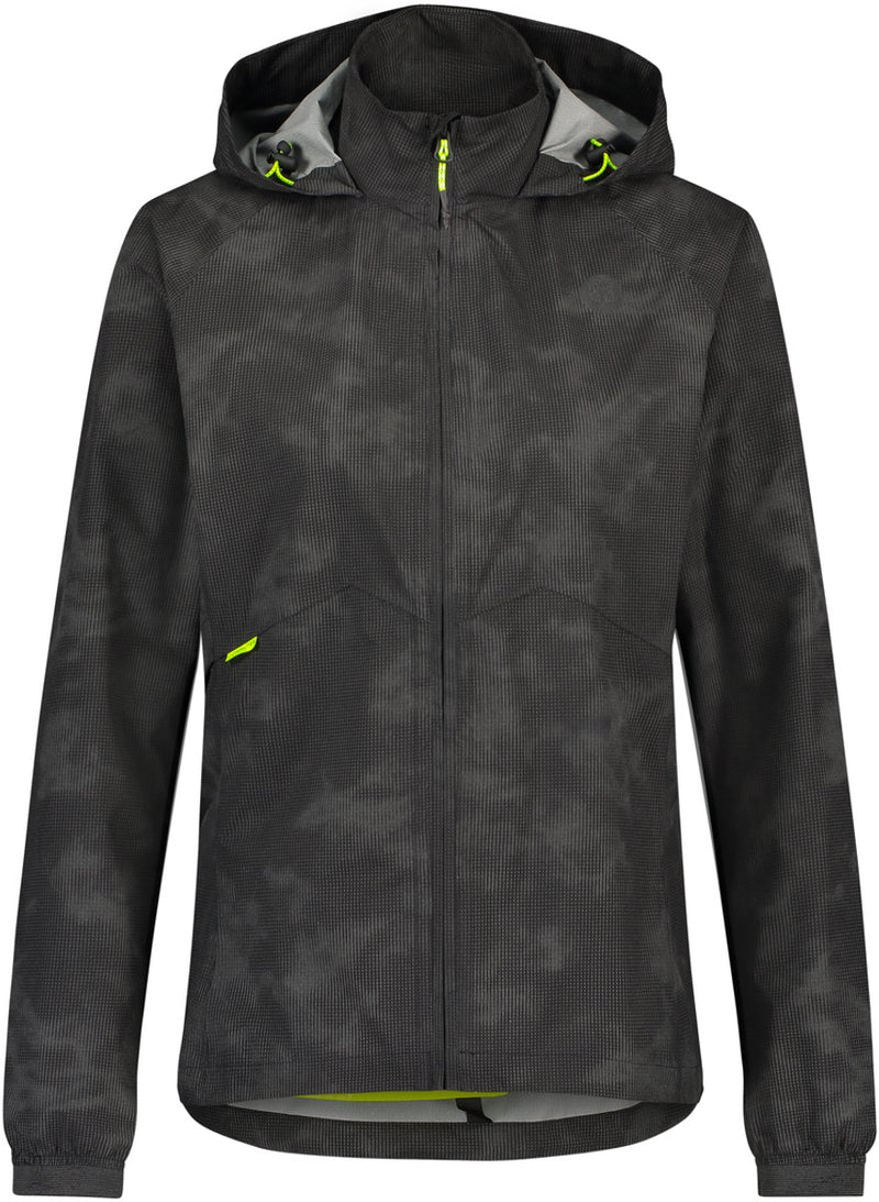 Afbeelding laden in galerijviewer, Agu compact regenjas commuter dames reflectie zwart
