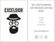 Excelsior messecards trade fair card