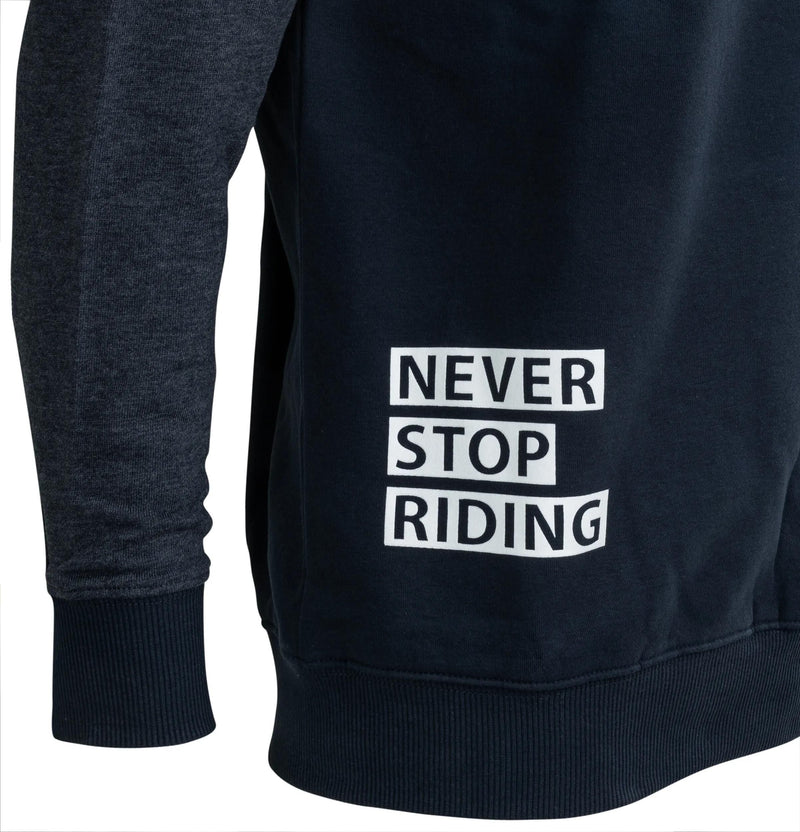 Load image into Gallery viewer, Contec sweatshirt never stop riding ct sweatshirt never stop riding size xxl blue grey
