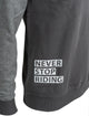 Contec sweatshirt never stop riding ct sweatshirt never stop riding black gray size m