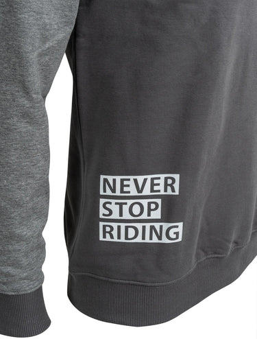 Contec sweatshirt never stop riding ct sweatshirt never stop riding black gray size xl