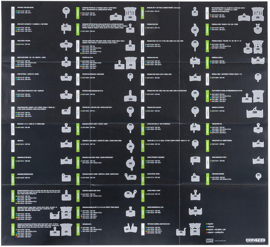 Contec poster disc stop+ ct workshop poster disc brake pads