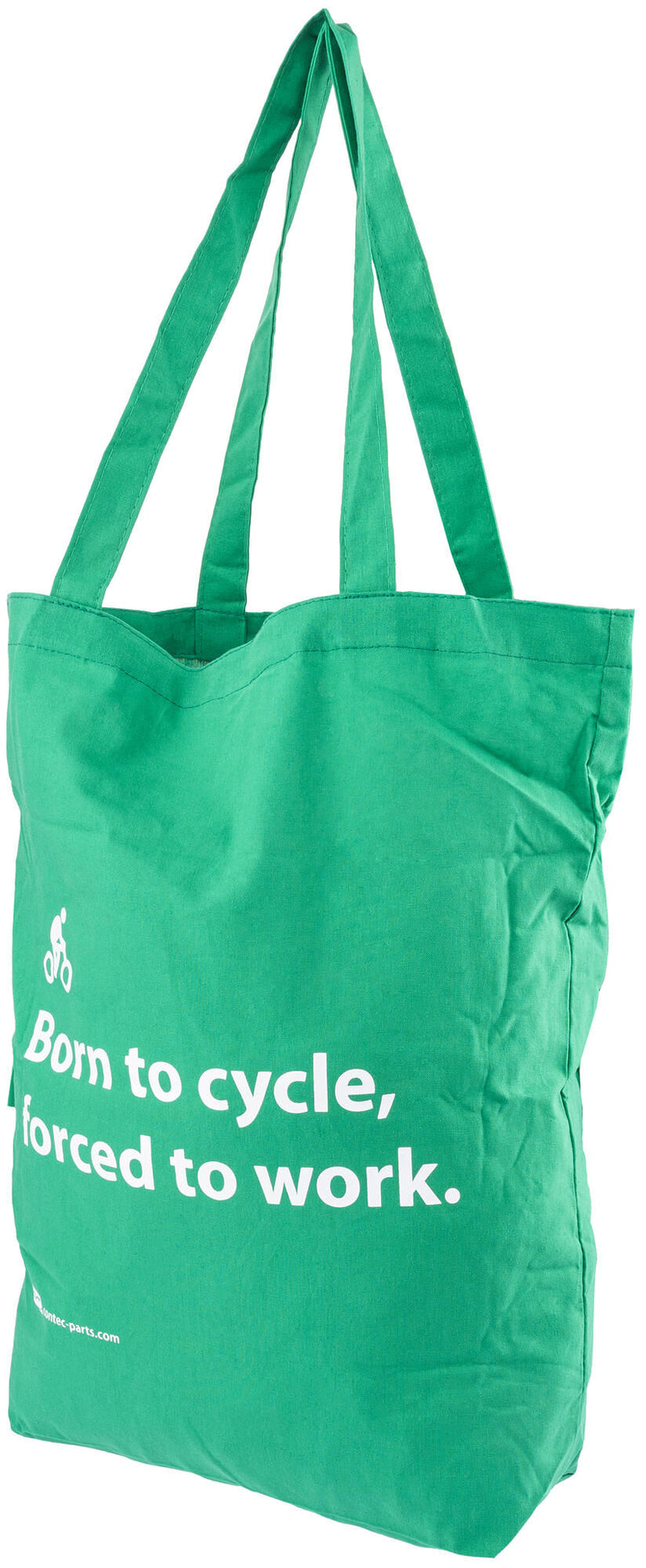 Load image into Gallery viewer, Contec boodschappentas born to cycle ct cotton bag born to cycle bag foldable green
