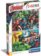 Clementoni - puzzel - 2x60 stukjes - marvel avengers - puzzel voor kinderen - vanaf 5 jaar