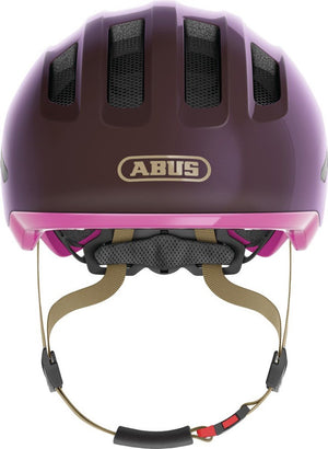 Abus fietshelm smiley 3.0 ace led royal purple s - 45-50 cm - paars - geschikt voor gebruik op kinderfietsen - 230 g