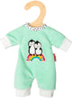 Heless velours poppenrompertje pinguin, 20-25 cm