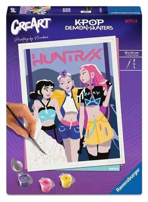 Ravensburger - creart - schilderen op nummer - kpop demon hunters huntr x