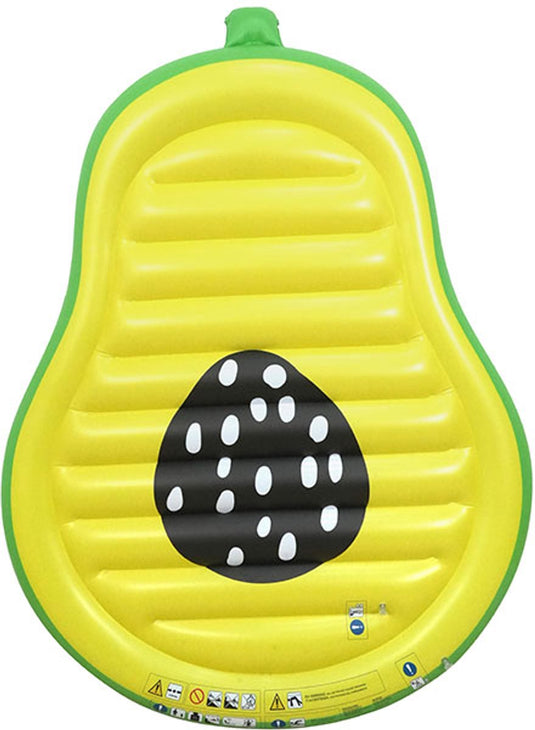 Swim essentials - luchtbed - fruitvorm - 150 x 120 cm - groen