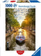 Ravensburger puzzel amsterdam rondvaartboot 1000 stukjes puzzel.