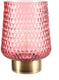 Pauleen led tafellamp op batterijen - e27 - 2700k warm wit - 30 lm - 0,8w - woonkamer slaapkamer - rosé glamour - rosé messing