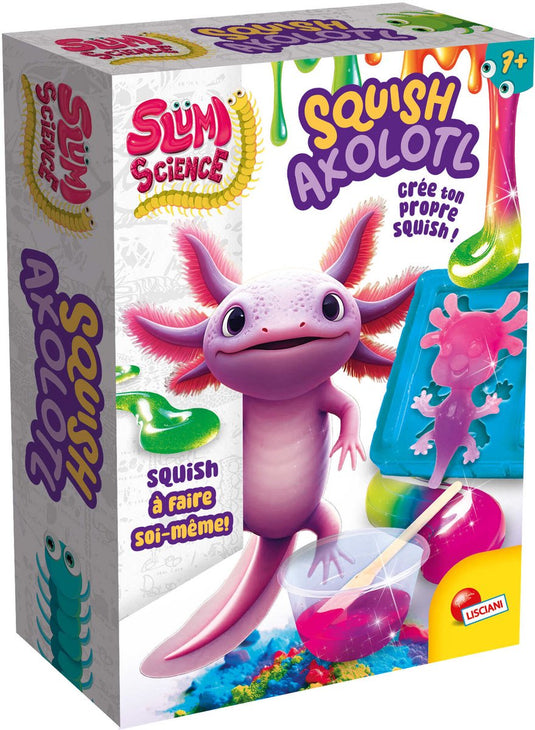 Lisciani slumi science pocket squish axolotl ed. francese