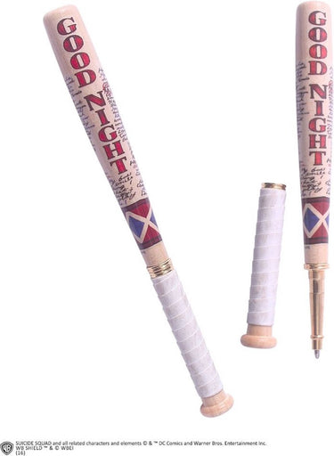 The noble collection suicide squad pen harley quinn's good night bat multicolours