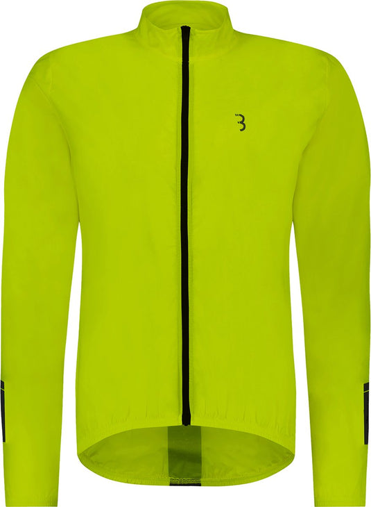 Bbb cycling fietsjack baseshield - windjack heren en dames - wielrennen mountainbiken - fietsjas: wind en waterbestendig - neon geel - maat xxxl - bbw-148