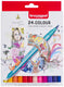 Bruynzeel fineliner brushpennen set - 24 kleuren voor tekenen.
