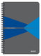Leitz office notitieboek a5 gelijnd - met pp omslag - 80 grams papier - blauw