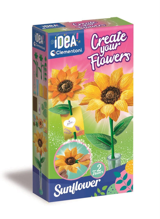 Clementoni idea maak je eigen bloemen - zonnebloem