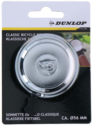 Dunlop klassieke zilveren fietsbel