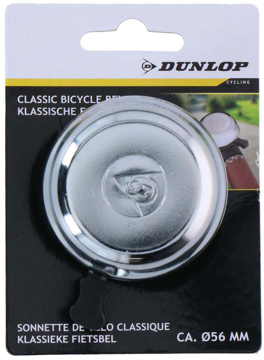 Dunlop klassieke zilveren fietsbel