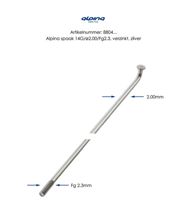 Buzaglo alpina spaak 14x303