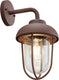 Trio duero - wandlamp - roestkleur - excl. 1x e27 4 w - - buitenverlichting - ip44
