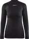 Craft active extreme x wind lange mouw - thermoshirt - xs - dames - zwart