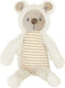 Happy horse lama lowi knuffel 28cm - ecru - baby knuffel