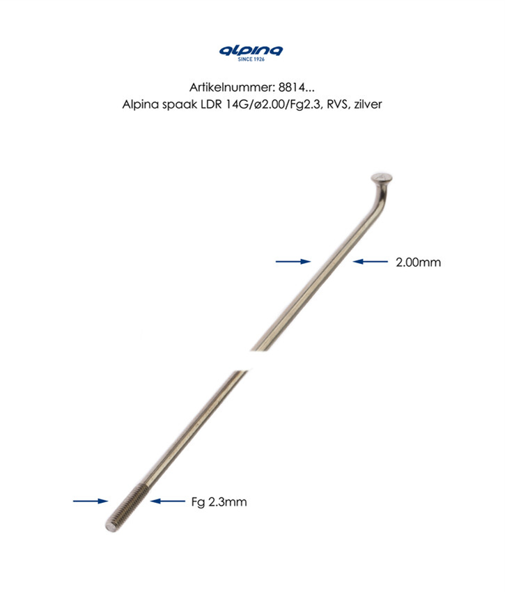 Load image into Gallery viewer, Spaken RVS 14-290 per 144 Alpina

