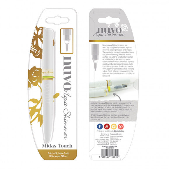 Load image into Gallery viewer, Nuvo by tonic studios nuvo • aqua shimmer pen midas touch
