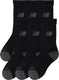 New balance active crew socks 3 pack unisex sportsokken - black