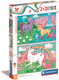 Clementoni brilliant puzzel eenhoorn, 2x20st.