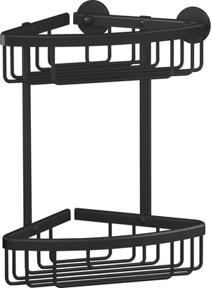 Tesa 1072289 - aluxx black hoek doucherek zwart, dubbel | 1 stuks
