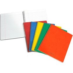 Spiraalschrift 60g m2 16,5x21cm gelinieerd sterk spiraal 60vel