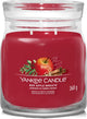 Yankee candle - red apple wreath medium geurkaars - 50 branduren - 2 lonten