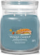 Yankee candle - evening riverwalk medium geurkaars - 50 branduren - 2 lonten